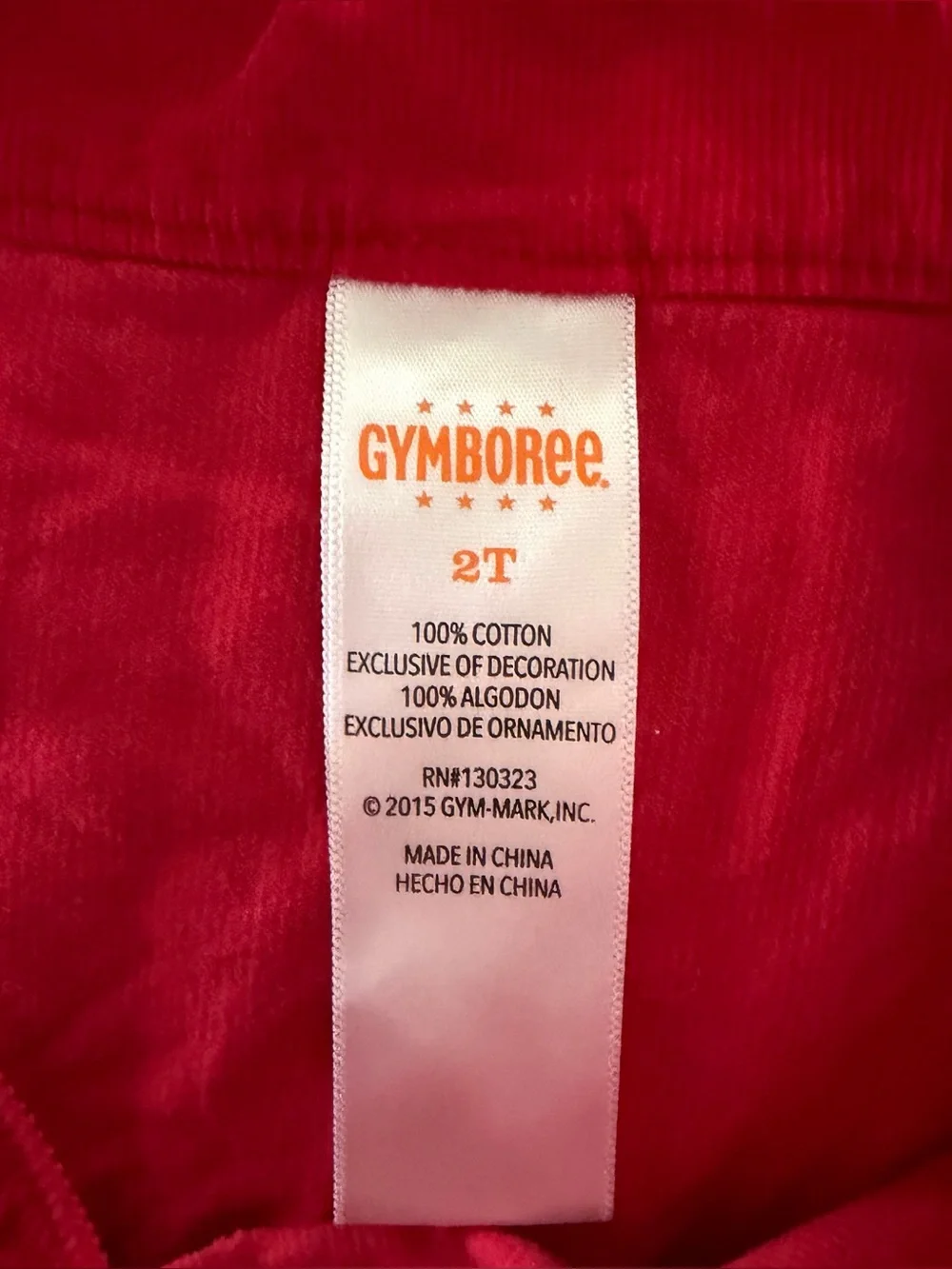 Gymboree adorable red